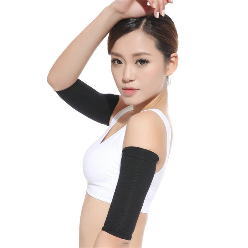 Unique Bargains Stretchy One Size Arm Shaper Wrap Sleeves For